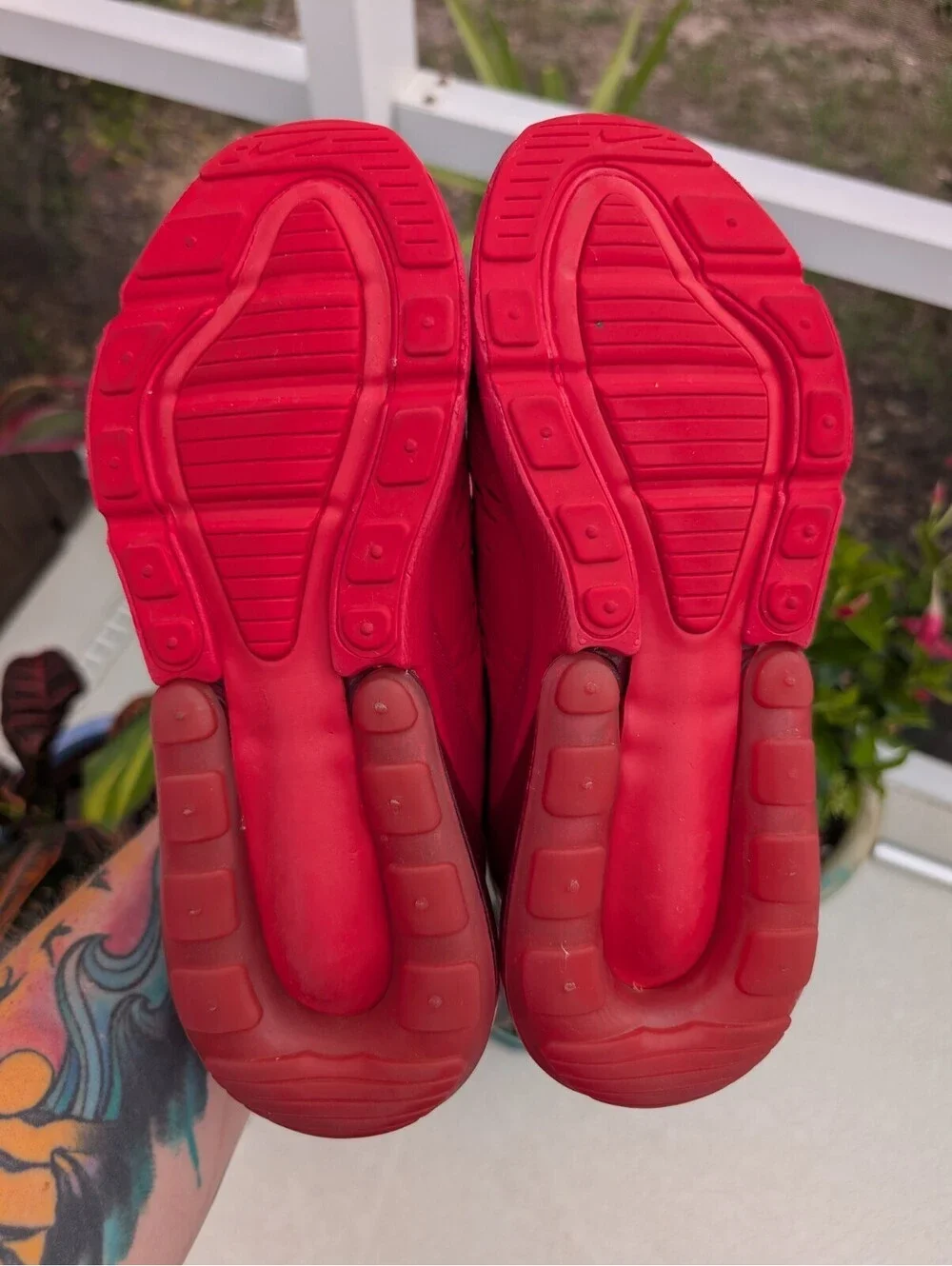 Nike Air Max 270 GS University Red Size 6.5Y Women's 8 CW6987-600 Like NWB